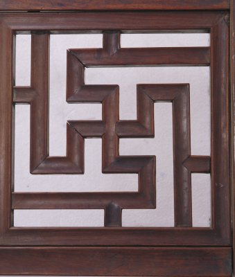 图片[2]-Huanghuali six-column rack bed-China Archive